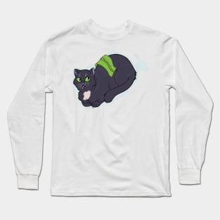 Catbread: Chocolate (Black & white, D variant) Long Sleeve T-Shirt